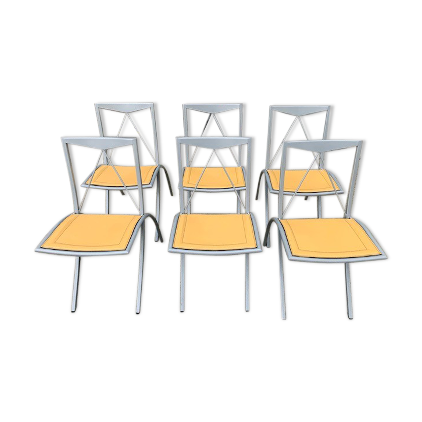 Set of 6 folding chairs from Cattelan