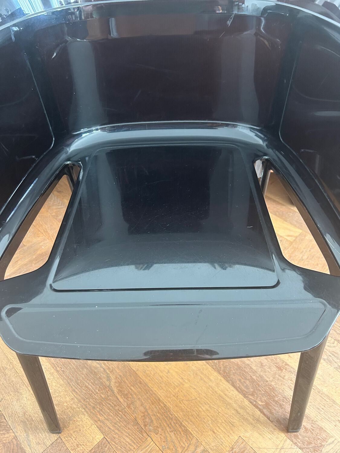 Black "Papyrus" armchair designed by Ronan and Erwan Bouroullec vintage