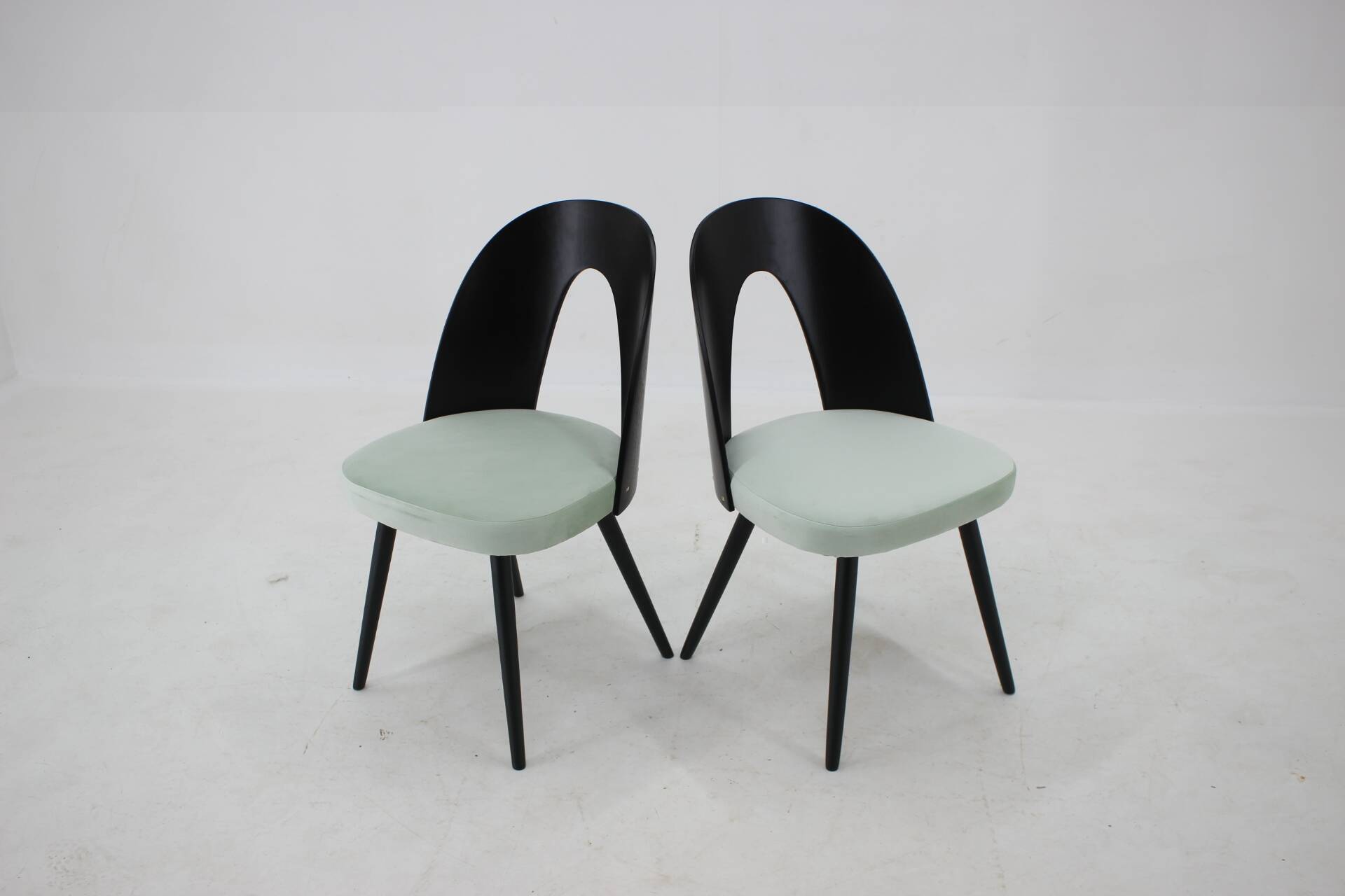 1960s Antonin Suman Set of Four Dining Chairs, Czechoslovakia