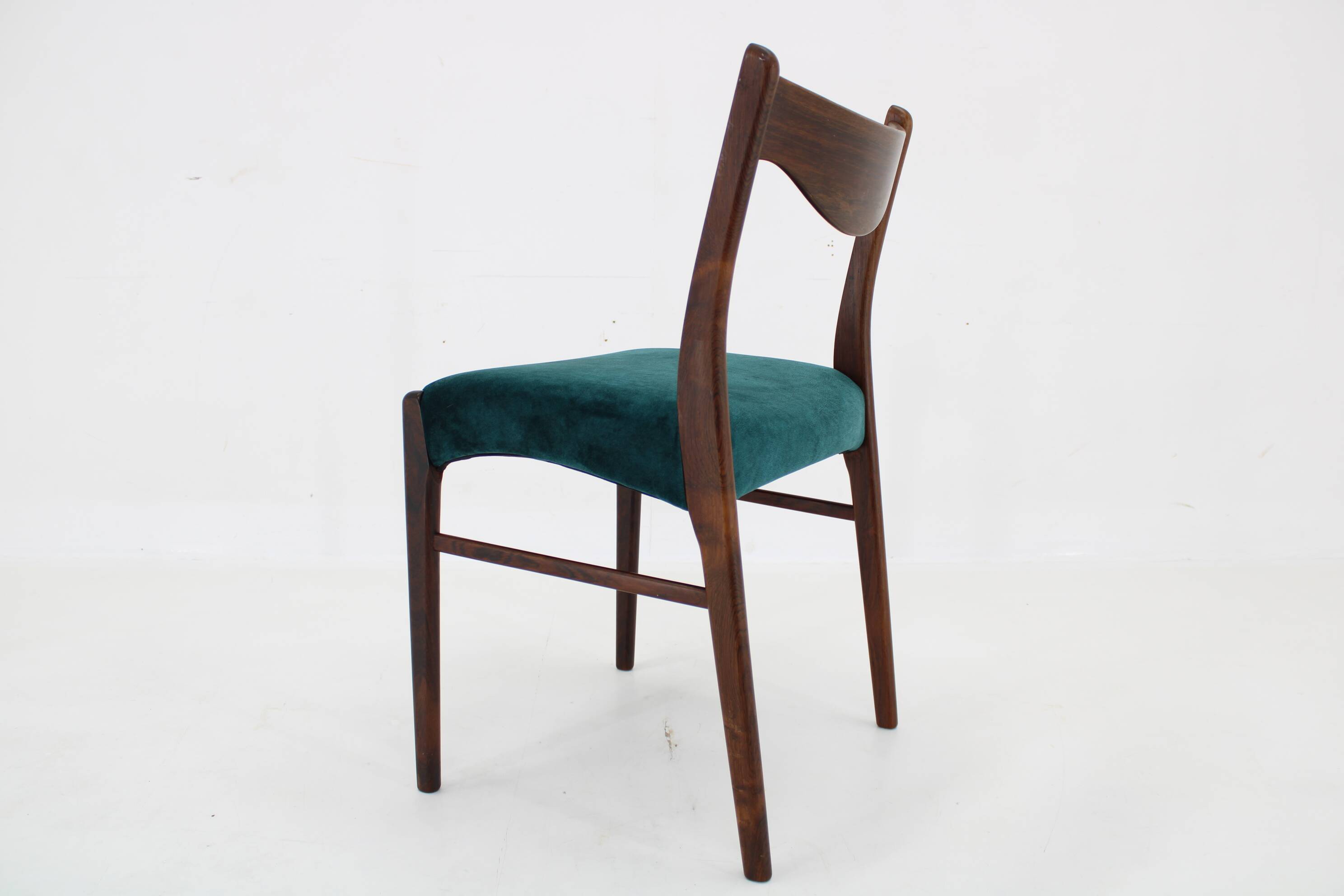 1960s Arne Wahl Iversen Set of Four Dining Chairs for Glyngøre Stolefabrik, Denmark