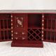 Bar cabinet in rosewood and mother-of-pearl – handcrafted.
