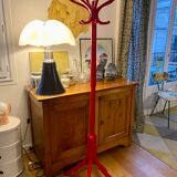 Red Baumann parrot coat rack