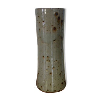 High glazed sandstone vase
