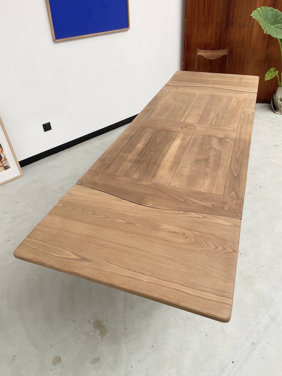 Oak farmhouse table 270 cm with extensions