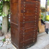 Furniture business multi-tiroirs oak vintage 50