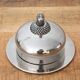 Vintage Silver Plated Butter Dish with Duck Head: Old Swedish Butter Mold