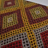 Small Decorative Oushak Kilim