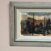 Original Swedish Oil On Panel – “Abstract Composition” By Erik Emanuelsson – Vintage & Framed – 36 × 49 Cm (14.2" × 19.3")