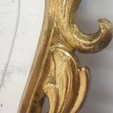 Miroir baroque en bois doré. France, années 1950