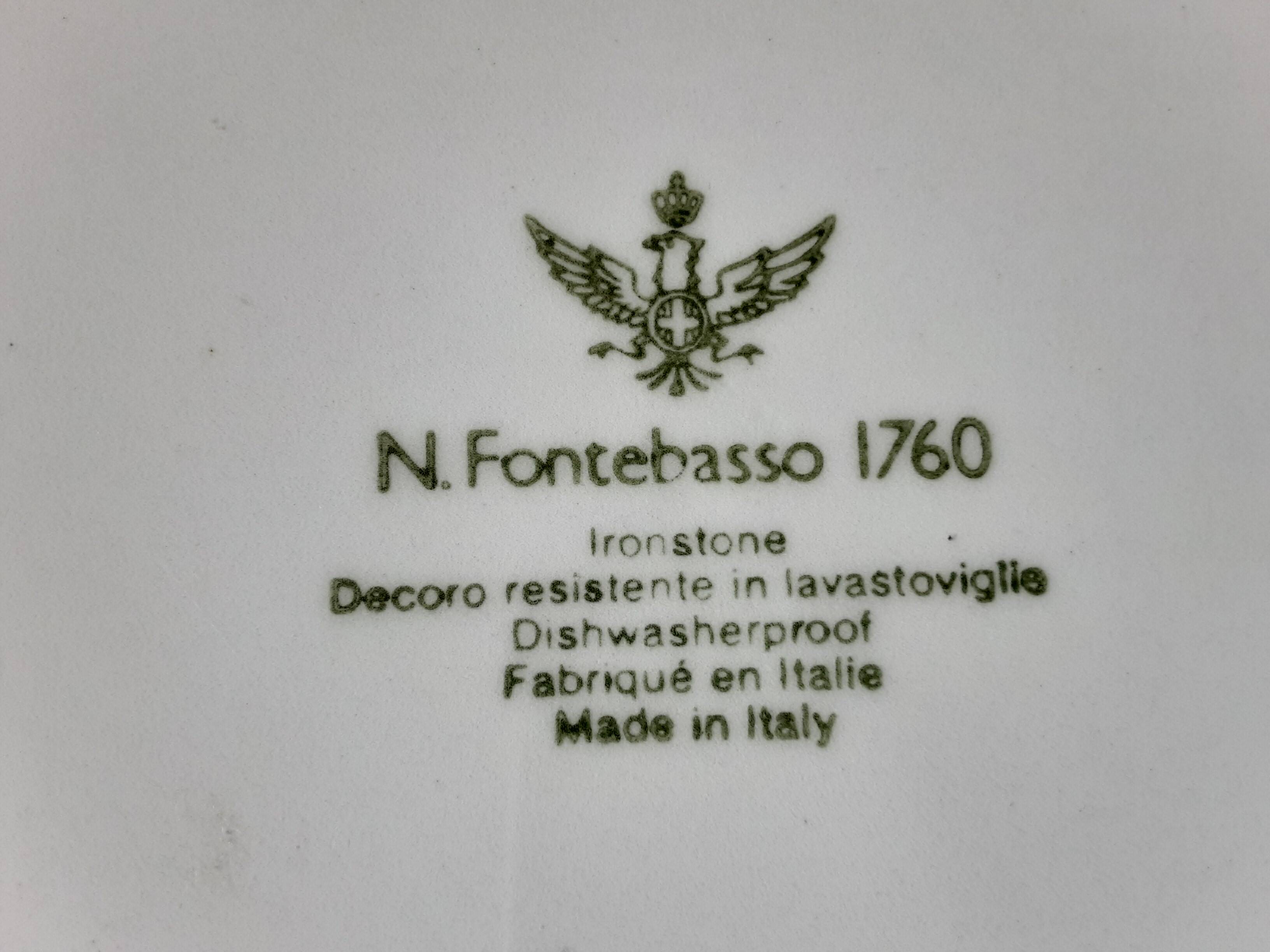 Decorative plate N.Fontebasso