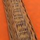 Braided wicker banneton basket