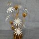 Lampadaire floral vintage hans kogl