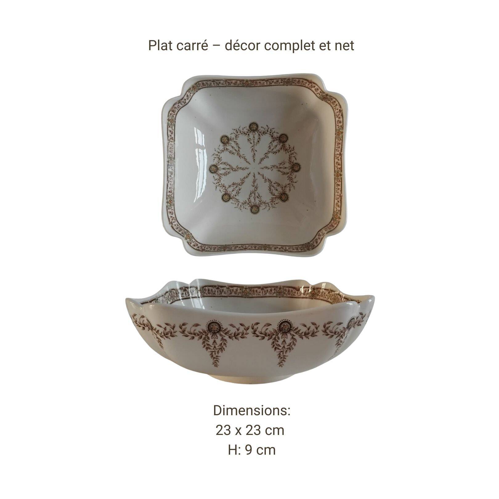 Old JBC service (Chedeville) – 84 pieces – French faience, late 19th century