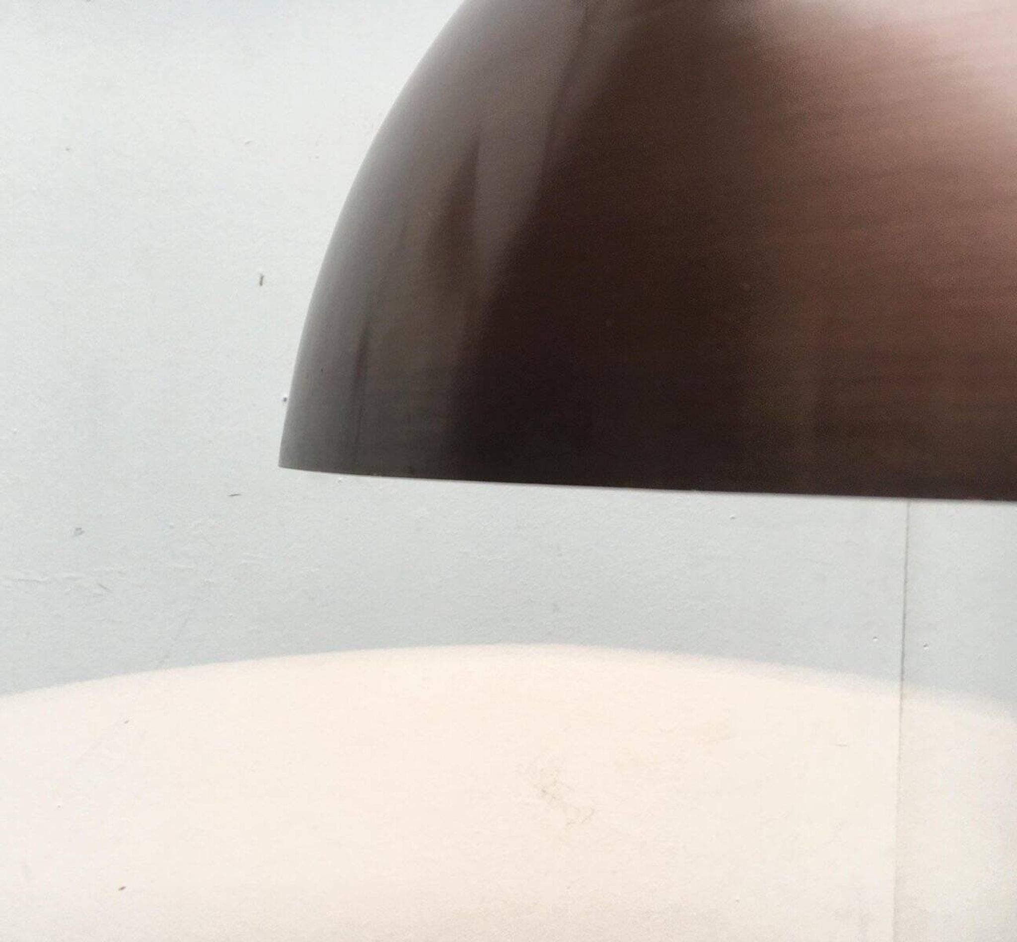 Mid-century copper dome pendant