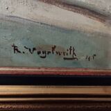 Oil on canvas by René Vogelweith (1881-1950) dated and signed