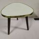 Tripode en formica repose plante - blanc - vintage