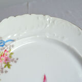 5 assiettes plates Porcelaine de Limoges