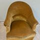 Fauteuil crapaud jaune