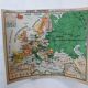 Old school vintage Europe 1960 map