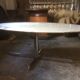 Arabescato marble table Roche-Bobois edition 1970