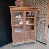 Antique display cabinet / vintage bookshelf