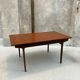 Table scandinave extensible vintage en teck