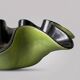 Bowl / centrepiece in green anise and black, Saint-Clément ceramic – Letalle