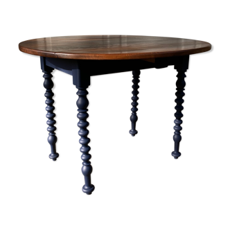 Table rustique à battants
