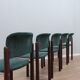 Chaises tubulaires vintage en chrome et bois des années 1970
