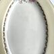 Ravier vintage L'Amandinoise model Paola white cream flowers