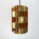 Danish Mid-Century Pop Facette Suspension by Louis Weisdorf for Lyfa, 1960s