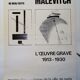 Malevitch exhibition poster the serious work