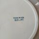 6 antique flat plates in ironstone Hb & Cie