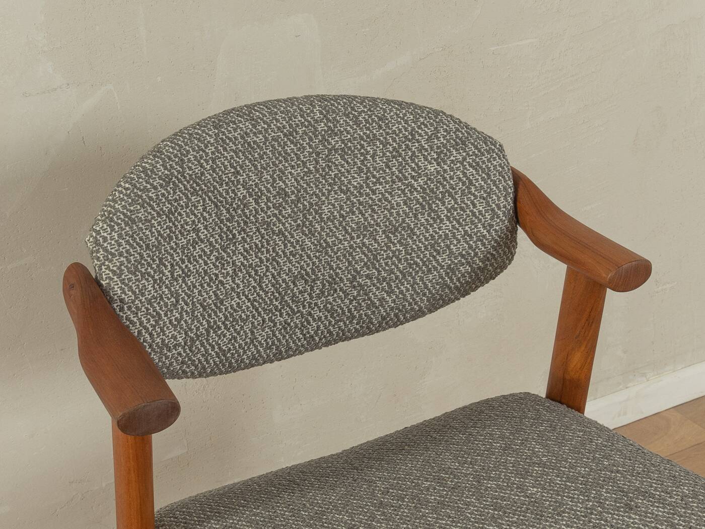 Classic desk chair by Schou Andersen from the 1960s with a teak wood frame