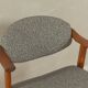 Classic desk chair by Schou Andersen from the 1960s with a teak wood frame