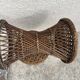 Paire de tabouret en rotin