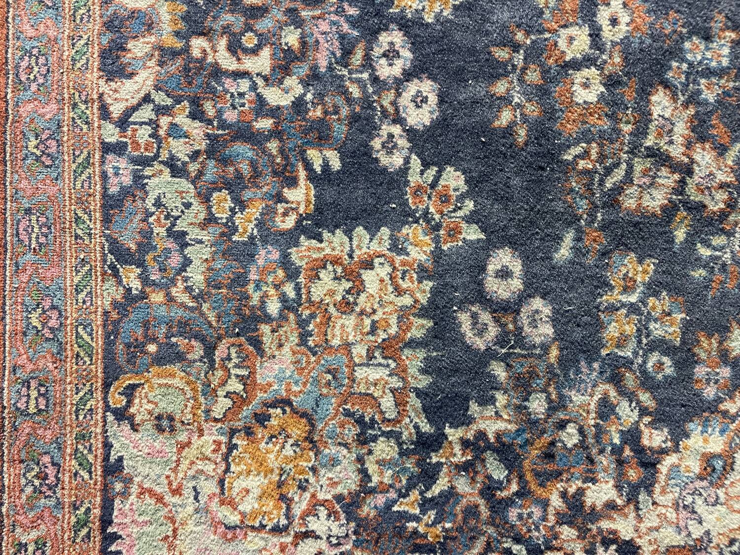 Handmade wool Iranian carpet - 2.45m x 1.40m