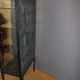Iron display cabinet with black patina from around 1920