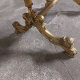 Psyche mirror in vintage gilded bronze