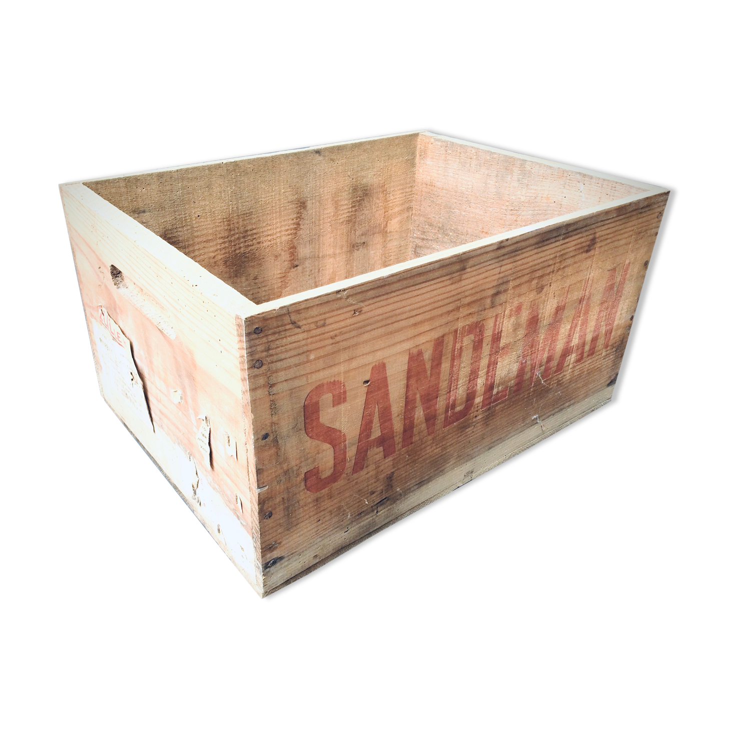 Sandeman old wooden crate
