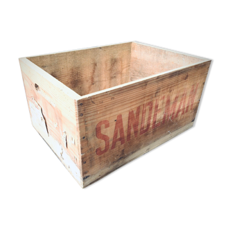 Caisse de bois ancienne Sandeman