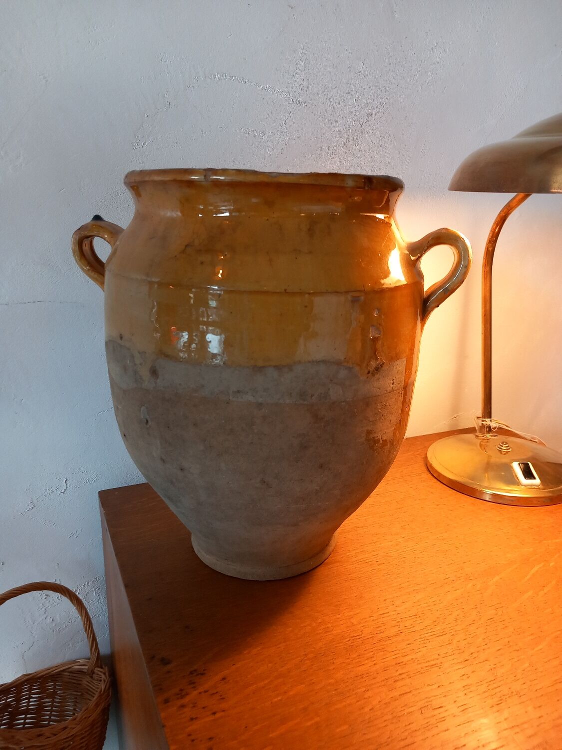 Confit pot/grease pot. old .19th. south west