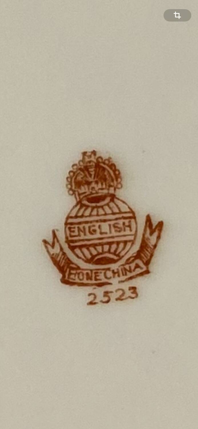 Antique stone china plate