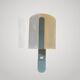 Arlus paire d'appliques métal perspex blanc vintage wall light 1960