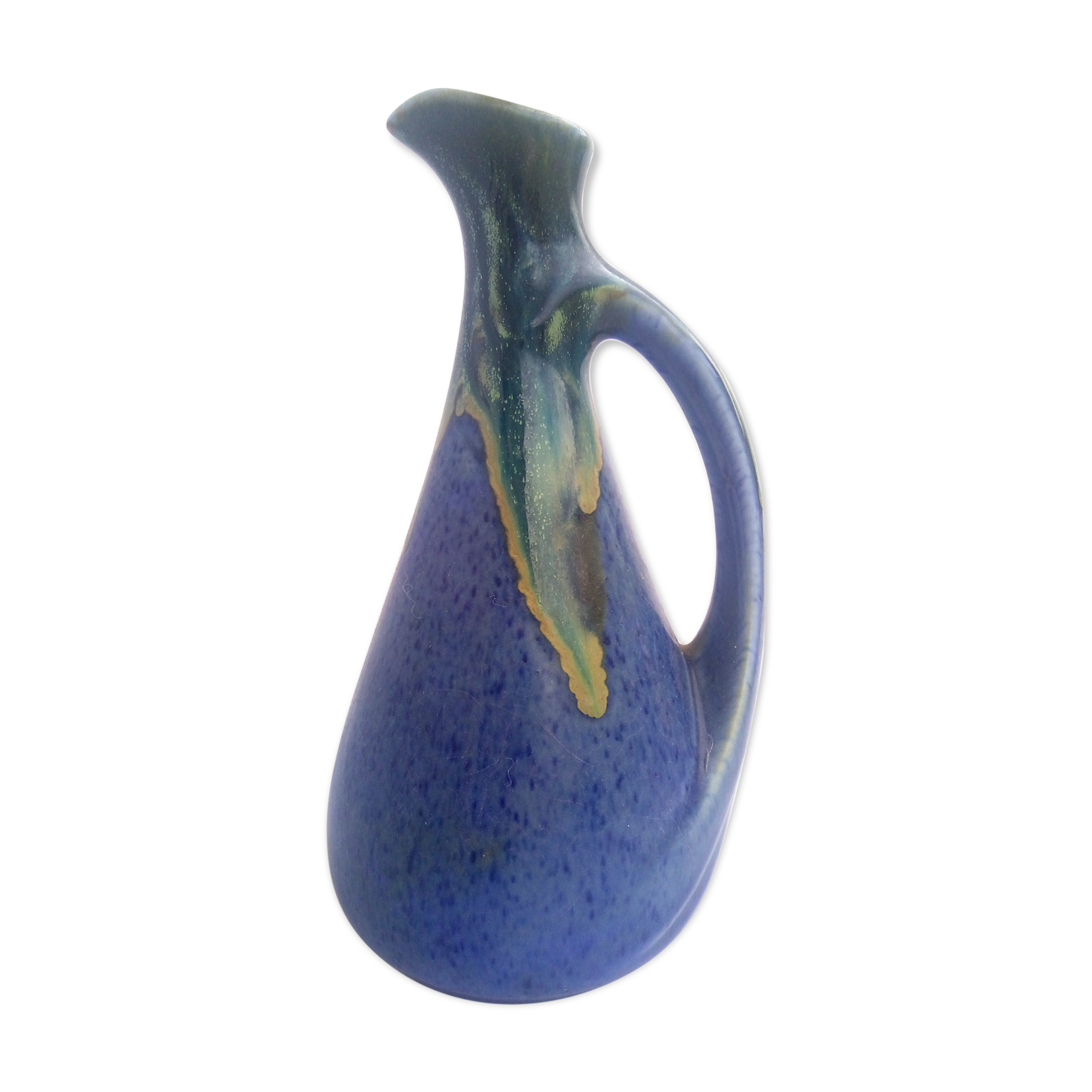 Carafe flaming blue and green sandstone