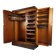 1930s Compactom Gentleman’s Wardrobe Model No. 702 in Brown Oak