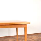 Table à manger extensible en teck danois du milieu du siècle, années 1960.