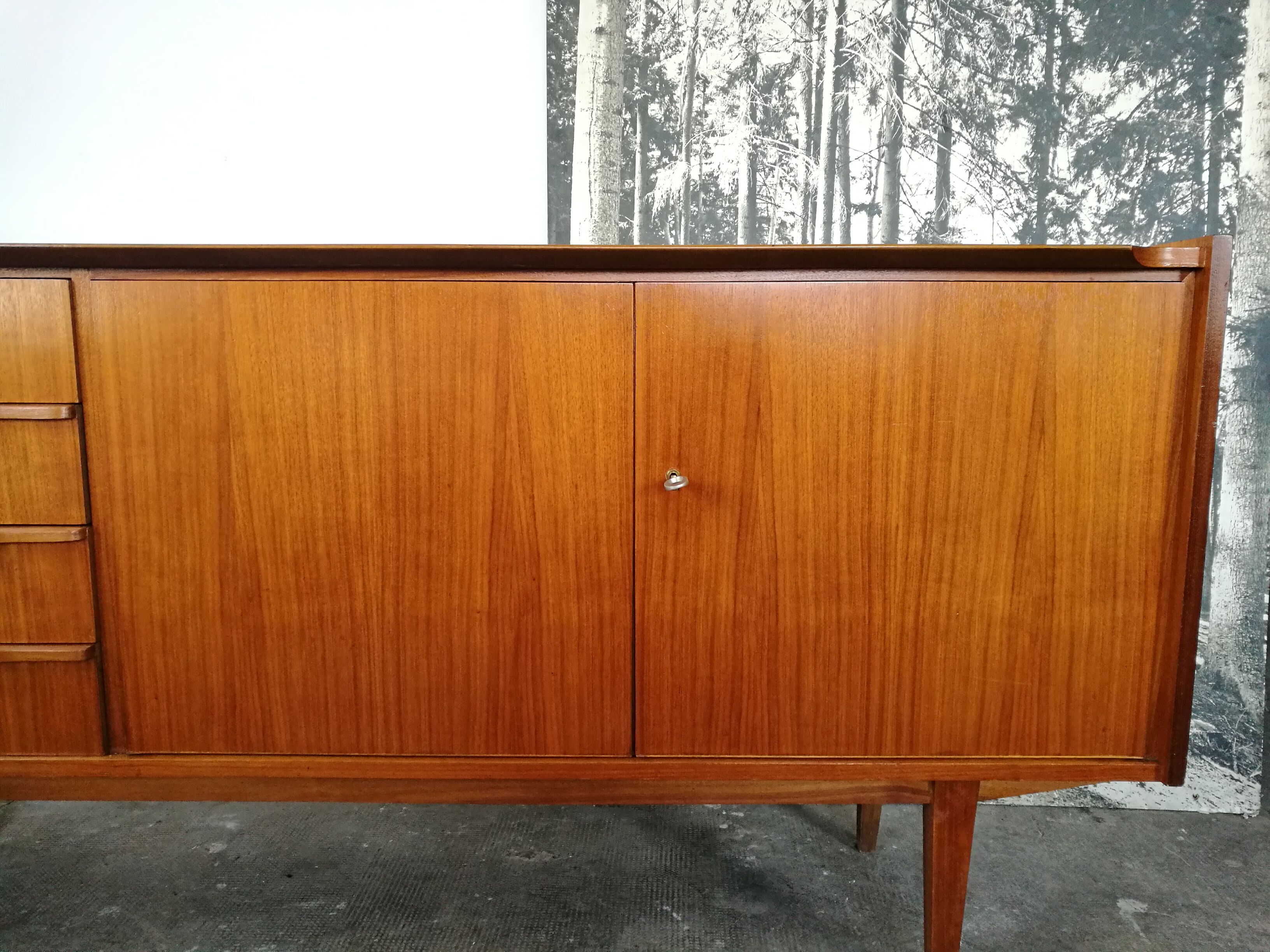 Scandinavian teak sideboard