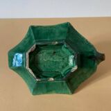 Glazed ceramic candle holder