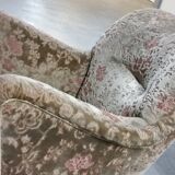 Pair of armchairs flower 50s
